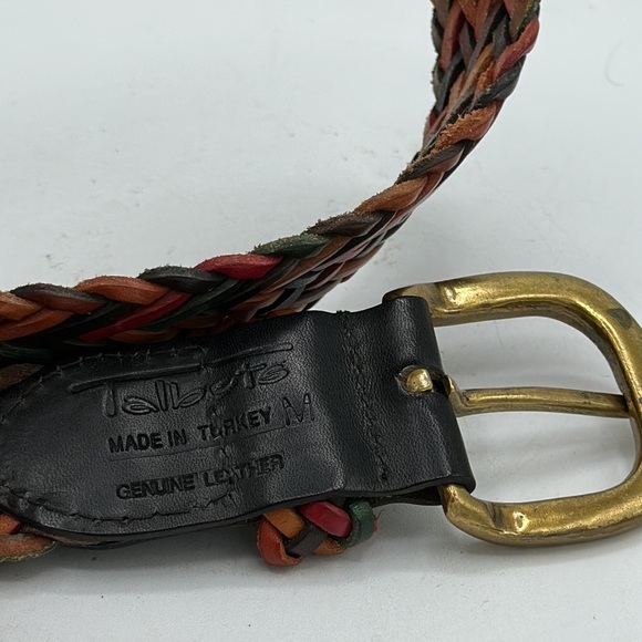 Talbots multicolored adjustable leather belt, size M - Picture 3 of 4